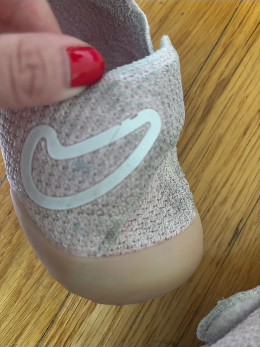 Pink Toddler Nike Swoosh 1 Shoes Size 6